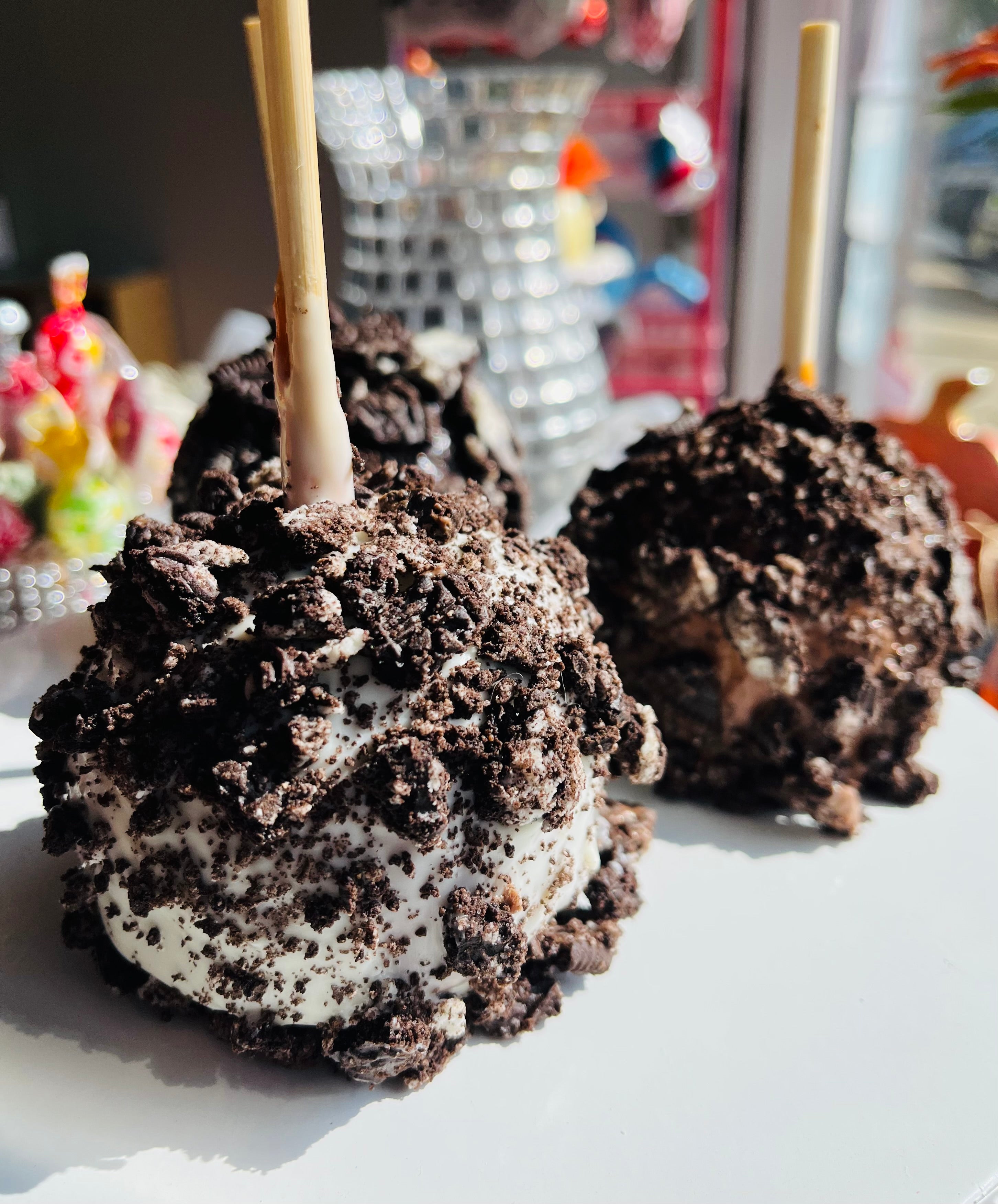 Oreo Covered Chocolate & Caramel Apples – Candylicious of Randolph