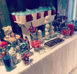 Red, White & Blue Baseball Candy Table