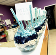 Giant Blue Candy Centerpieces