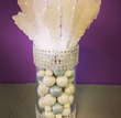 White Rock Candy Centerpieces