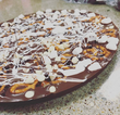 Chocolate Pizza With Marshmallows and Pretzels