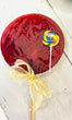 Giant Red Cherry Sugar Lollipop