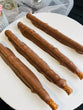 Caramel and Chocolate Dipped Pretzel Rods