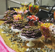 Pink and Gold Themed Candy Table