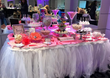 Pink & White Princess Candy Table