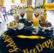 Yellow & Black Bee Candy Table